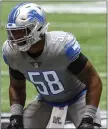  ?? ASSOCIATED PRESS FILE PHOTO ?? Linebacker Jamie Collins is one of three Detroit Lions players who will lose a bonus after the team decided not to conduct voluntary offseason workouts this year.