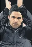  ??  ?? Arsenal manager Mikel Arteta.