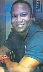  ??  ?? Mr Bayoh died after being restrained by officers responding to a call about a man brandishin­g a knife.