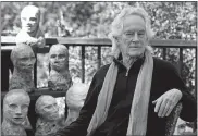  ?? PAUL CHINN/SAN FRANCISCO CHRONICLE VIA AP ?? In this Sept. 16, 2010, file photo, beat poet Michael McClure is seen on his deck with sculptures by his wife, artist Amy Evans McClure, at their home in Oakland, Calif. Michael McClure, one of the famed Beat poets of San Francisco who went on a career as a poet that eclipsed most others in popular culture, has died.