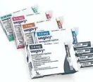  ?? NOVO NORDISK VIA AP ?? Novo Nordisk sells semaglutid­e for weight loss under the name Wegovy.