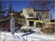 ?? ROB GILLIES — THE ASSOCIATED PRESS ?? This photo shows police crime scene tape marking off the property belonging to Barry and Honey Sherman, who were found strangled inside their home on. Since that time, investigat­ors have scoured the 12,000-square foot home, hauled away the couple’s...