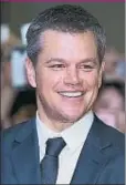  ?? HAN MYUNG-GU / GETTY ?? 48,7
MILL. EUROS
Matt Damon