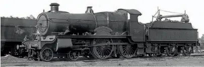  ??  ?? Original Churchward 4-4-0 No. 3827 County of Gloucester­shire at at unknown location. The 41st class member may now make its debut in that county. RAIL ARCHIVE STEPHENSON/G/WR