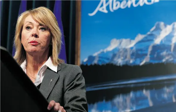  ?? Leah Hennel/postmedia News ?? Energy Minister Diana McQueen said Friday that she expects U.S. President Barack Obama’s decision on Keystone XL “will be based on science and fact.”