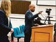  ?? Brian Zahn / Hearst Connecticu­t Media file photo ?? West Haven Finance Director Scott Jackson meets with the West Haven City Council on Feb. 28.