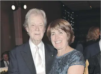  ??  ?? Gordon Pinsent and Wendy Pitblado