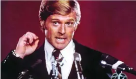  ??  ?? Robert Redford interpreta a un abogado que decide dar el salto a la polítca