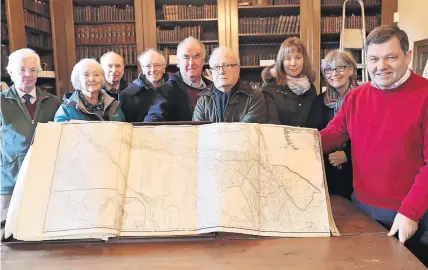  ?? ?? Special The atlas, printed in 1776, goes on show at Dunblane’s Leighton Library next month