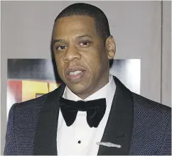 ?? CHARLES SYKES / ASSOCIATED PRESS ?? Jay Z is one of only two people to have had
his own Pantone colour custom made.