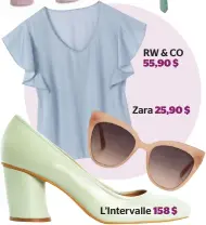  ??  ?? RW & CO 55,90 $ L’intervalle 158 $ Zara 25,90 $