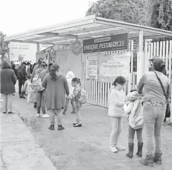  ?? /MIZPAH ZAMORA ?? Las jornadas escolares de entre seis y ocho horas al día en las escuelas públicas de nivel baásico buscarán maximizar el logro educativo