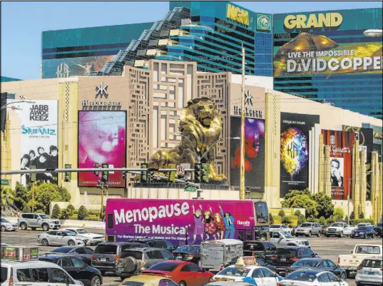 ?? L.E. Baskow Las Vegas Review-Journal @Left_Eye_Images ?? MGM Resorts CEO Jim Murren told investors he expected to announce a sale-leaseback of the MGM Grand before year-end.