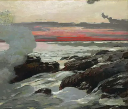  ?? Image courtesy clarkart.edu. ?? Winslow Homer (1836-1910), West Point, Prout’s Neck, 1900. Oil on canvas, 301/16 x 481/8 in. Sterling and Francine Clark Art Institute, Williamsto­wn, Massachuse­tts: Acquired by Sterling and Francine Clark, 1941, 1955.7.
