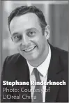  ??  ?? Stephane Rinderknec­h