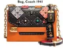  ??  ?? Bag, Coach 1941