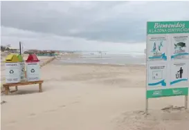  ?? YAZMÍN SÁNCHEZ ?? Miramar está entre las cinco playas más limpias de México.