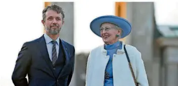  ?? FOTO: BERND VON JUTRCZENKA/DPA ?? Kronprinz Frederik folgt am Sonntag auf Königin Margrethe II von Dänemark.