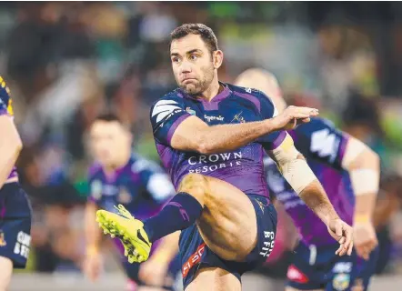  ?? Picture: GETTY IMAGES ?? Cameron Smith is not without a chance of a shock return from injury this weekend.