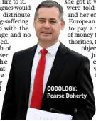 ??  ?? CODOLOGY: Pearse Doherty