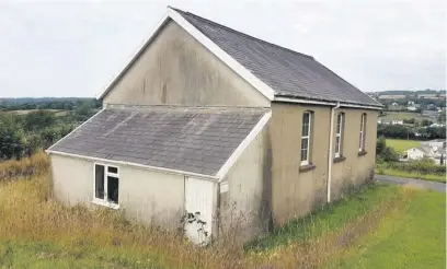 ?? Picture: Carmarthen­shire Council planning applicatio­n ?? Tabernacle Chapel in Pontyates could be turned into a family home.