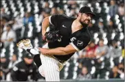  ?? CHARLES REX ARBOGAST PHOTOS / AP ?? White Sox pitcher Carlos Rodon tuned up for the playoffs by holding the Reds to one hit over five scoreless innings Wednesday in his first start since lasting three innings at Detroit on Sept. 20.