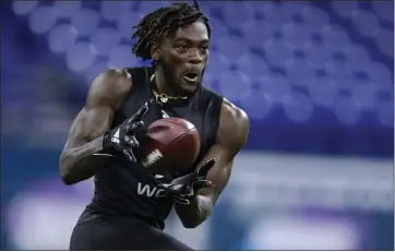  ?? MICHAEL CONROY — THE ASSOCIATED PRESS ?? Arizona State wide receiver Brandon Aiyuk’s versatilit­y and willingnes­s to get physical appealed to the 49ers.