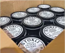  ?? COURTESY PHOTO ?? Stokli owners Marianne and Hans Sundquist produce High Desert Herbs themselves, but their online dry goods store offers products from 12 producers within a 400-mile radius of Santa Fe.