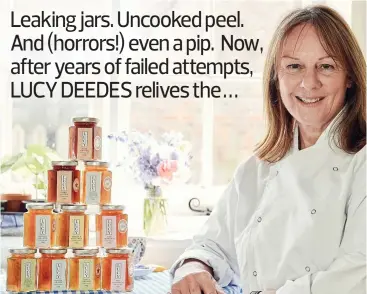  ??  ?? Sweet success: Marmalade-maker Lucy and her eponymous range