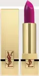  ??  ?? You may be getting back into your darker clothes, but why not brighten things up with a colour pop lip? Our favourite is YSL’s Rouge Pur Couture lipstick in the colour Le Fuschia. € 4, Arnotts