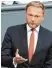  ??  ?? Christian Lindner