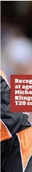  ??  ?? Recognitio­n at age of 36: Michael Klinger is in T20 squad