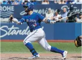  ?? GETTY IMAGES/ FILES ?? Kevin Pillar is set to rejoin the Blue Jays after a stint on the 15-day disabled list with a torn ligament in his thumb.