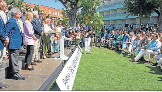  ?? MANUEL ARANDA ?? Un momento del acto de presentaci­ón de la candidatur­a del PP en el hotel Sherry Park.