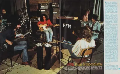  ?? ?? PFM su «Ciao 2001» (novembre 1975).