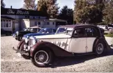  ??  ?? Jaryd drives the old girl, MG Car Club National Rally, 2014