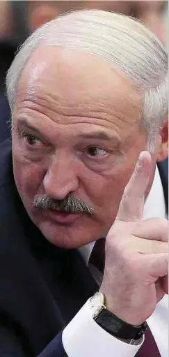  ?? Foto: Getty Images ?? Wer gegen Alexander Lukashenko ist, das hat er selbst immer wieder gesagt, soll kein Auskommen mehr haben.