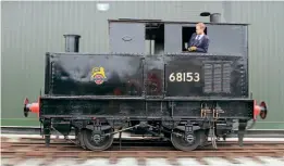  ?? ?? Sentinel No. 68153 in action at the Middleton Railway on September 3. CHRIS GEE