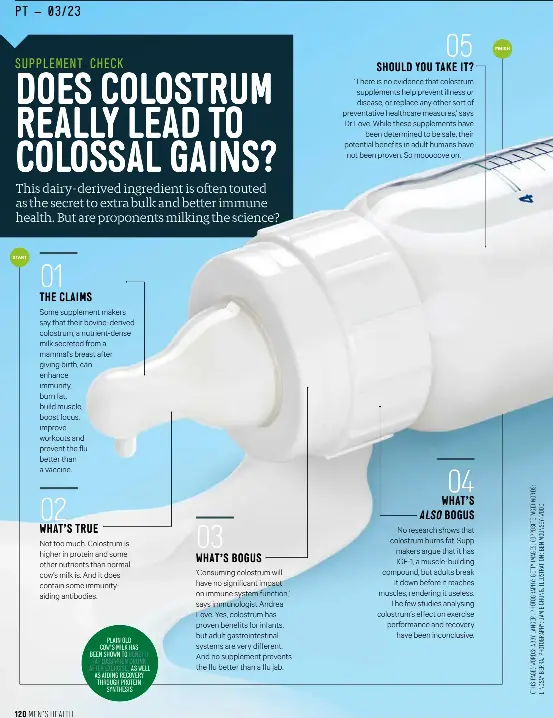DOES COLOSTRUM REALLY LEAD TO COLOSSAL GAINS? - PressReader