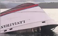  ?? CP PHOTO ?? The Transporta­tion Safety Board says a large wave was to blame for the capsizing of the Leviathan II in 2015 that killed six people.