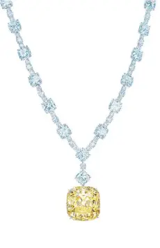  ??  ?? The Tiffany Diamond can be seen at Tiffany’s Burrard Street store.