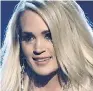  ??  ?? Carrie Underwood