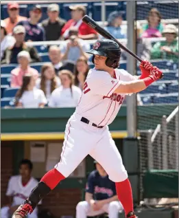  ?? File photo ?? Andrew Benintendi and the Red Sox are the two-time defending AL East champions. Boston added slugger J.D. Martinez to a power-deficient offense.