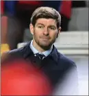  ??  ?? Rangers manager Steven Gerrard