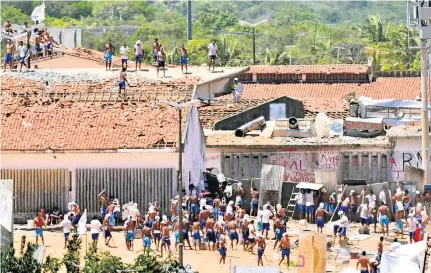  ?? JOSEMAR GONCALVES/REUTERS–19/1/2017 ?? Rio Grande do Norte. Mesmo com massacre no presídio de Alcaçuz, o Estado não começou construção de nova cadeia