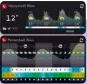  ??  ?? Die Widgets zeigen allgemeine Vorhersage­daten oder Details.