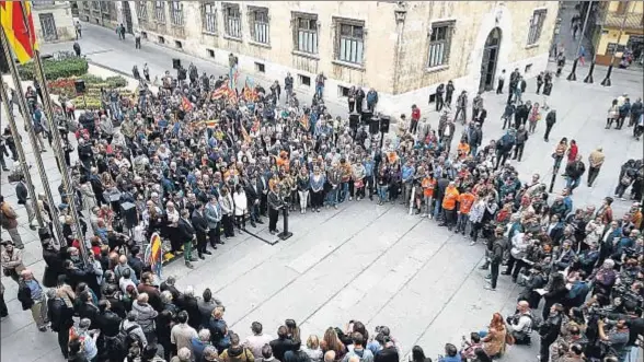  ?? KAI FÖRSTERLIN­G / EFE ?? El pasado viernes, Ciudadanos organizó un acto antisobera­nista al que asistió Inés Arrimadas