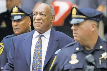  ?? Matt Slocum Associated Press ?? BILL COSBY arrives for a court hearing in Norristown, Pa. The judge will sentence Cosby on Tuesday.