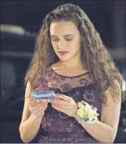  ?? CONTRIBUTE­D BY BETH DUBBER / NETFLIX VIA AP, FILE ?? The popular TV series “13 Reasons Why” about Hannah Baker’s suicide that showed her ending her life may have prompted a surge in online searches for suicide, including how to do it, according to a new study published Monday.