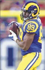  ?? ASSOCIATED PRESS ?? The Packers signed Jared Cook, shown here in 2015 when he played for the St. Louis Rams.